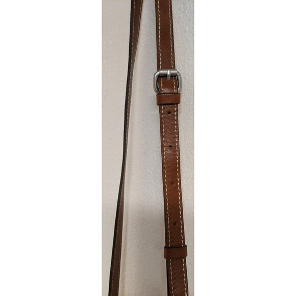 PATRICIA NASH Simona  Brown Smooth Leather Studded Crossbody Handbag WORN TWICE - Picture 8 of 16